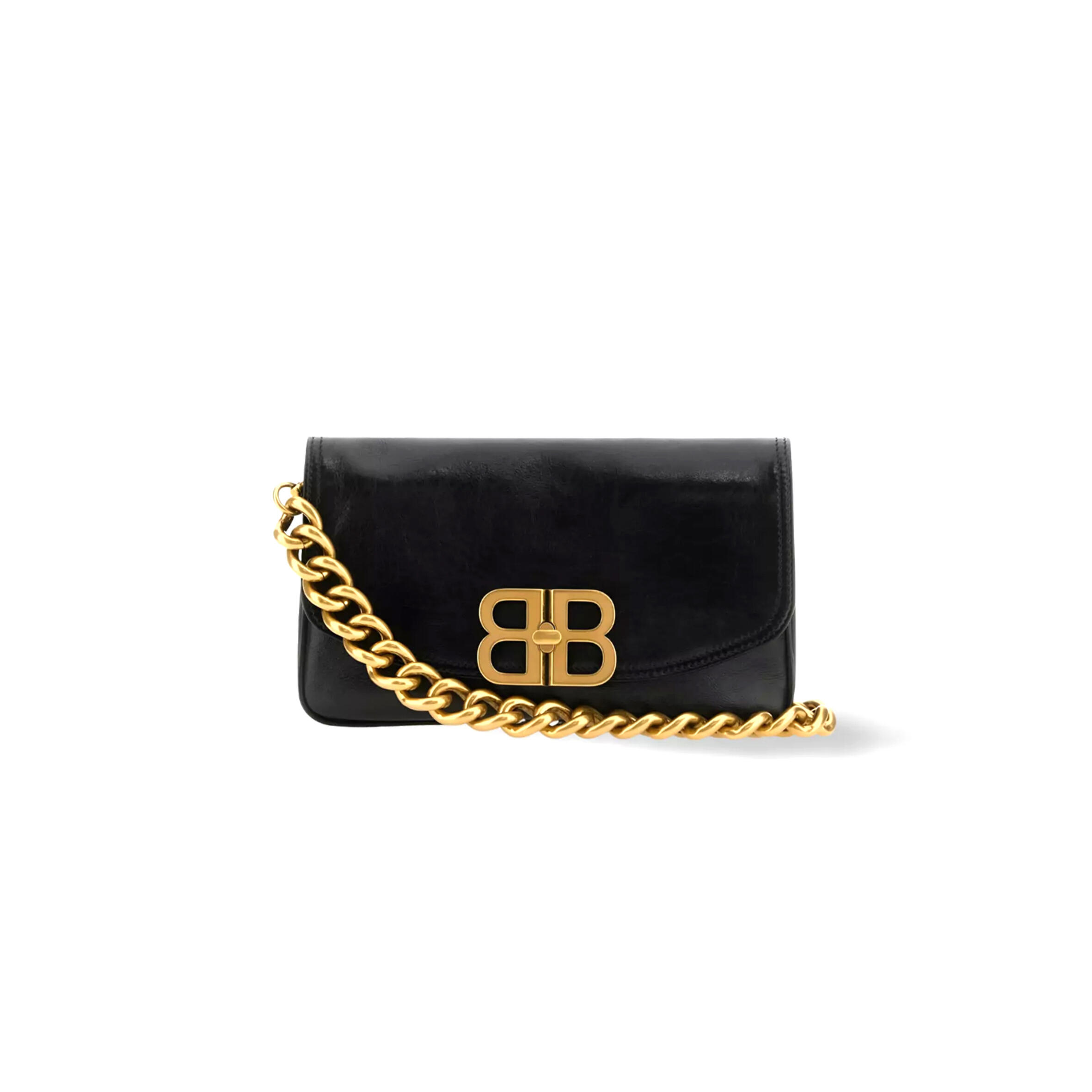 Ba1en*iaga small bb soft in black 7485982aaiz1000 (24*14cm)